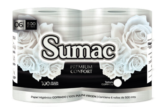 Papel Higienico Sumac Premium Confort 500 mt