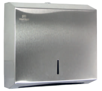 Dispensador Papel Toalla Interfoliado Fratelli Acero Inoxidable