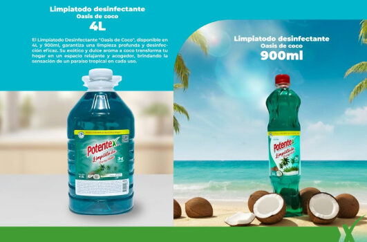 Limpiatodo Desinfectante Potentex - Oasis de Coco 900 ml