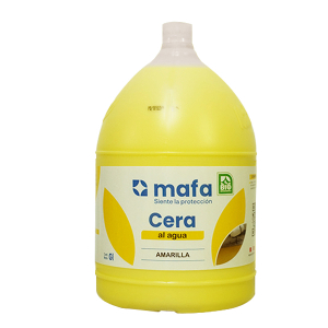 Cera Al Agua MAFA – Amarilla – Galón 4 Lt
