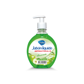 Jabón líquido Antibacterial Topbel manzana 400 ml