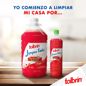 Limpiatodo Tolbrin Galón 4 Lt -  Fresa