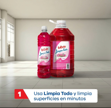 Limpiatodo Tolbrin Galón 4 Lt - Floral