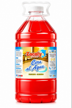 Cera al Agua Roja Zacaly - Galón 3.5 Lt.