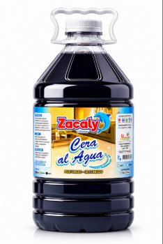 Cera al Agua Negra Zacaly  - Galón 3.5 Lt.