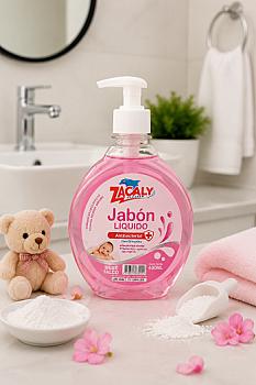 Jabón Liquido Antibacterial Aroma Bebe Talco 400 ml Zacaly