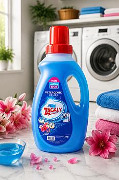 Detergente Liquido Aroma Floral Zacaly - Frasco 1 Lt
