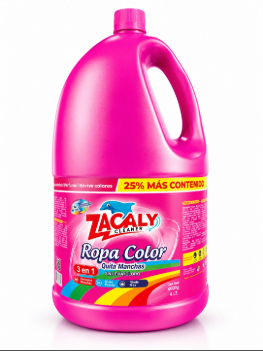 Lejía  de Ropa Color Zacaly Clean - Galón