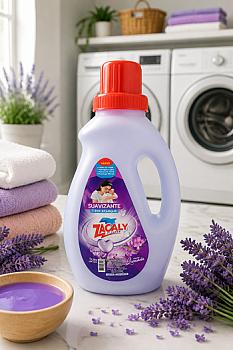 Suavizante Libre Enjuague Aroma Lavanda Zacaly - Frasco 1 Lt