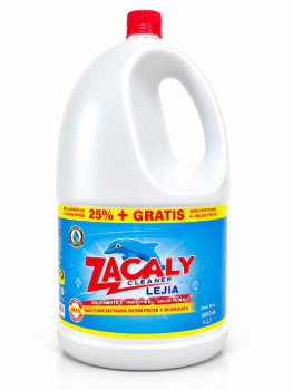 Lejía Concentrada 5% Zacaly Clean Galón 4 Lt