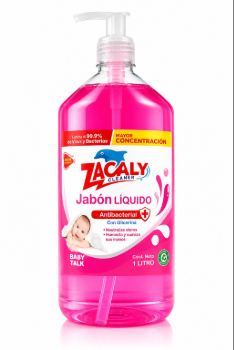 Jabón Liquido Antibacterial Aroma Baby Talk 1 Lt. Zacaly