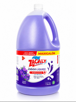 Jabón Liquido Antibacterial Lavanda Poett 4 Lt. Zacaly